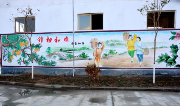 和县乡镇文化墙 乡风文明焕发新活力