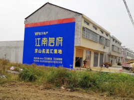 和县农村墙体广告在不同形式上面展现的不同特色